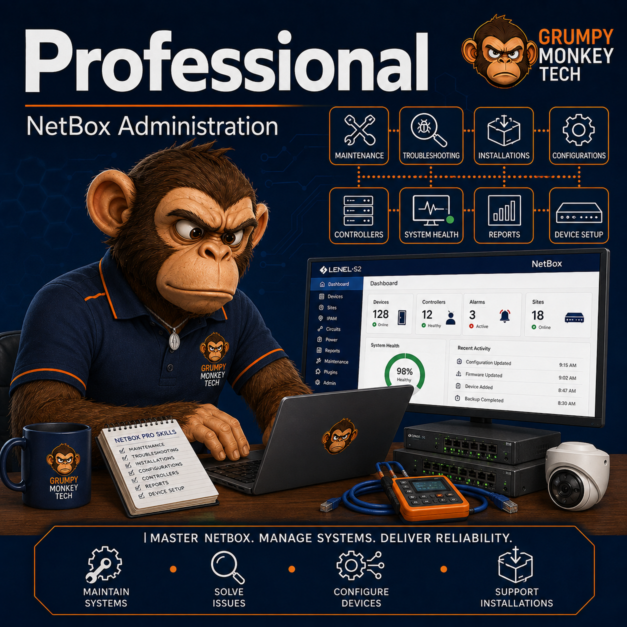 Grumpy Monkey Tech Professional